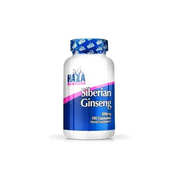 

Siberian Ginseng 500mg - 100 capsules [Haya Labs]