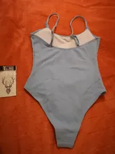 One-Piece Swimsuit Monokini Ribbed Sexy New Women with Waist-Rope Lady V1337 Female