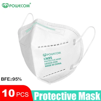 

Fast Shipping KN95 Masks 4 Layers Filtering Facial Face Masks Protective Mouth Mask Reusable KN95 Cover Mouth Dust Mask