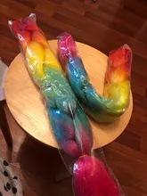 Miss Rola-soporte para extensiones de cabello, 100g, 24 pulgadas, tamaño gigante sintético, BraidsPink, fibra ombré, verde, amarillo, alta temperatura, venta al por mayor