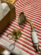 Shower Hose Bathroom-Hand Amibronze Faucet Brass Porcelain