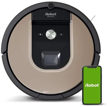 

Robot vacuum cleaner irobot roomba 974-vslam navigation with visual location-3 phase cleaning-2 rubber brushes + brush