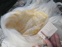 MSIWIGS-Peluca de cabello sintético flequillo lateral para mujer