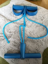 4 tubos de la tensión de la cuerda de las mujeres de los hombres sentarse cuerda Fitness fuerte bandas elásticas de resistencia de Pedal equipo de Fitness Yoga