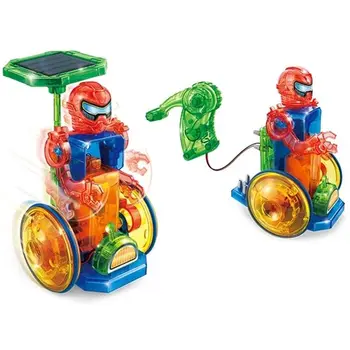 

Robot ecologically friendly by the sun with a solar panel's Adjustable 360