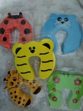 Door-Stopper Card-Lock Finger-Protector Newborn-Care Animal Baby-Safety Security Child
