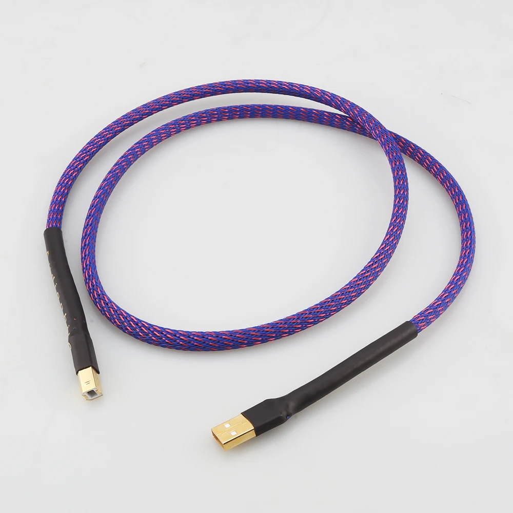 New A53+DW27 Hi End Copper USB audio cable data USB cable DAC USB hifi