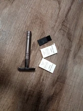 Maquinilla de afeitar de doble filo, maquinilla de afeitar de doble filo con 10 cuchillas de afeitar, Premium Wet, clásica, de Metal, se adapta a todas las cuchillas de afeitar estándar