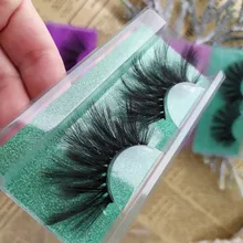 MB-pestañas de visón 25mm, 200/100/50/5 pares, venta al por mayor, 5D, 25 MM, imitación cils, maquillaje espectacular, largo, Pestañas postizas