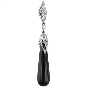 

Esthete pendant with agate and cubic zirconia
