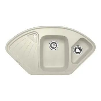 

Kitchen sink Zigmund & shtain eckig 1000.2 stone salt beige granite