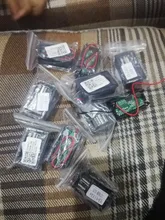 Voltímetro Digital de 12V para coche y motocicleta, medidor de Panel de batería de voltaje con salida USB de 5V