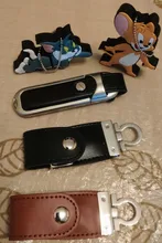 Keyring Pendrive Creativo USB Text Me Metal 16GB 8GB Usb2.0 4GB 32GB 64GB Wrist-Band