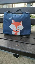 Bolsa de almuerzo con aislamiento de oso de dibujos animados para niños, Picnic, viaje, impermeable, contenedor de almacenamiento de alimentos, bolsa refrigeradora