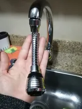 Kitchen Faucet Connector Diffuser Nozzle Aerator Shower WATER-FILTER Adjustable Transver