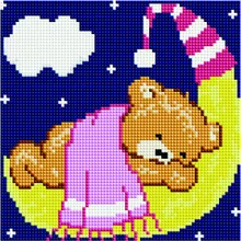 Алмазная мозаика BF 758 Мишка и месяц 20*20