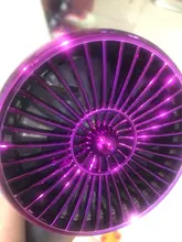 Secador de pelo profesional de 2000W, minisoplador de iones negativos de luz azul, martillo de pelo eléctrico de 220V, viento fuerte y seco