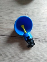 5 uds. Taza colgante para gallinas, fuentes para bebedero, tazón para el agua para aves, vasos bebederos para patio, riego automático para aves de corral