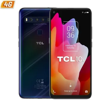 Перейти на Алиэкспресс и купить Мобильный телефон Смартфон tcl 10l темно-синий-6,53 '/16,5 см fhd + безрамочный экран-snapdragon 665 - 6 ГБ ОЗУ-64 Гб-cam (48 + 8 + 2 + 2 Мп)/16mp-android 10-