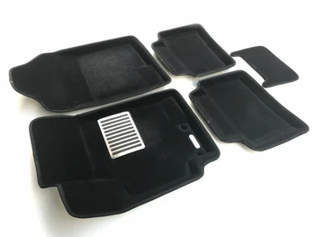 

Textile 3D mats euromat3d luxe in the salon for Kia Rio (2017-) with a metal heel