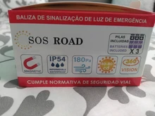 NK SOS Road- Baliza luz de Emergencia | Luz de Emergencia Autónoma | Luz LED | Señal V16 de Preseñalización de Peligro