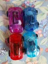 Mini vehículo extraíble de dibujos animados para niños, juguetes de fiesta de cumpleaños para niños, modelo educativo divertido de plástico, juguete para regalo, 1 ud.