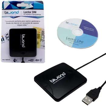 

BIWOND Reader DNI 3.0 and Cryptographic Cards BW0028 (USB, Compatible with DNI 3.0, Support: Windows XP / Vista / Win7 / Win8 /