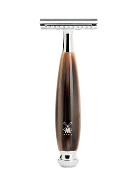 

Mühle Vivo Closed Comb Resin Horn Brown Safety Razor