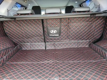 Estera de cuero para coche, accesorio de forro de carga de maletero interior de automóvil Hyundai Tucson SUV 2019 2020