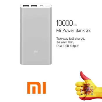 

BATERIA PORTATIL MI POWER BANK 2S 10000MAH-XIAOMI-portable external port fast Charger Powerbank for mobile charms