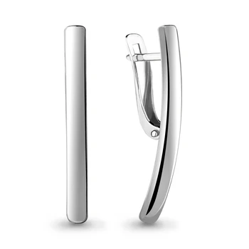 

Aquamarine earrings without inserts, 925 sterling silver