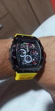 Reloj deportivo con esfera grande para hombre, cronógrafo de cuarzo, militar, dorado, de lujo, Hip-Hop