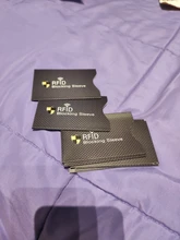 Protector de tarjeta RFID antirrobo, funda protectora para tarjeta bancaria, bloqueo RFID, BILLETERA, cubierta protectora antirrobo de identificación, 10 Uds.