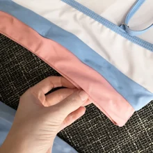 Womens Swimsuits Swimwear Bikinis Biquini Beachwear Patchwork Leopard Push-Up Ingaga Sexy