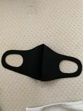 Mascarilla facial lavable y reutilizable de algodón, máscara protectora, color negro, 10 unidades