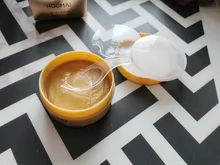 60 uds parche máscara de ojos de oro hidratante nutrición Anti-arrugas algas colágeno cristal eliminar círculos oscuros ojos TSLM1