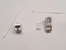 Linkwylan-Módulo de red Cat5e, Cat6, Cat6A, Toolless, Keystone, conector RJ45, completamente blindado, a LSA, terminación libre de herramientas