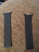 Correa de cuero para Apple Watch, banda magnética de 44mm, 40mm, 38mm y 42mm para reloj inteligente iWatch series 3, 4, 5, se, 6