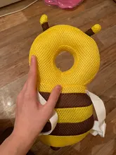 Almohada de protección para la cabeza de bebés, almohada de dibujos animados para bebés, suave de algodón PP, cojín protector para niños pequeños, cuidado seguro para bebés