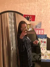 Plaid Shirt Blouse Oversize Top Women Blusas Long-Sleeve Girls Plus-Size Femme Female