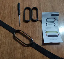 Correa para Xiaomi Mi banda 3 4 5 pulsera de acero inoxidable banda de reloj para Mi banda 5 4 3 muñeca correa de la correa de malla de relojes de la banda