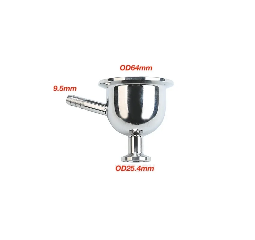 Tri-clamp adapter for parrot 2&quot(38mm)OD64mm x 3/4&quot(19mm)OD25.4mm . SS304 | Обустройство дома