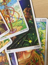 Cartas de oráculo del Tarot para mujeres y niñas, juego de mesa, novedad