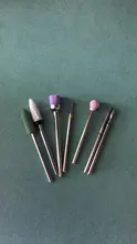 6/7pc cortador de fresado de taladro de cerámica para uñas Bits para manicura Mills eliminar broca para uñas de Gel de manicura máquina herramientas