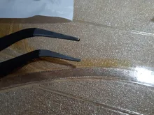 Gel acrílico uñas negro arte Rhinestones Paillette pinza herramienta de selección antiestática rectas y curvadas cejas pinzas herramienta de arte DIY