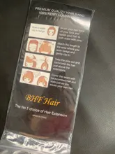 ALI BEAUTY-extensiones de cabello humano con 3 clips, mechones de pelo chino liso Remy, degradado, explosión de flequillo