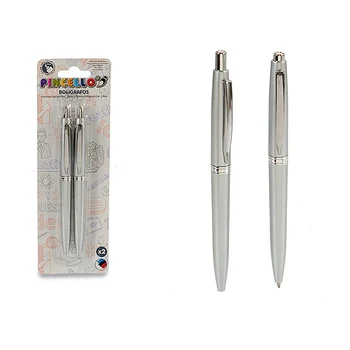 

Pen Silver (2 Pieces) (1,5 x 20 x 6,5 cm)