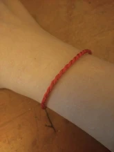 Pulsera de hilo rojo Unisex, para parejas, amigos, la suerte, regalos, joyería hecha a mano, 10 Uds.