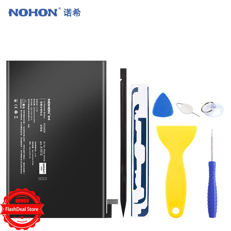Аккумулятор NOHON для Apple iPad Mini 2 3 A1489 A1490 A1491 A1599 Mini2 Mini3 6471 мАч сменная