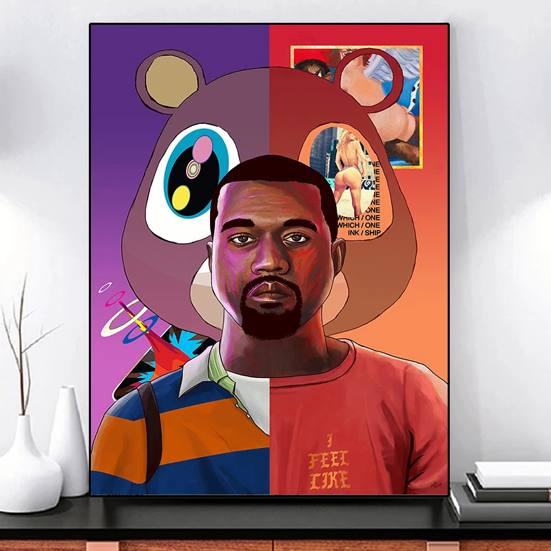 Kanye West Poster Hip Hop Music Art canvas painting Hypebeast Music Wall Art Picture for Living Room Home Decor Cuadros Kanye West Poster Hip Hop Music Art canvas painting Hypebeast Music Wall Art Picture for Living Room Home Decor Cuadros